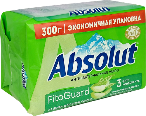 Мыло туалетное ABSOLUT FitoGuard Алоэ, 300г, фото