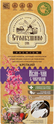 Иван-чай СТОЛБУШИНО с чабрецом, 60г, детальное фото