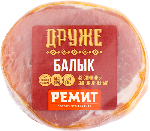 Балык сырокопченый ДРУЖЕ из свинины, 300г, фото