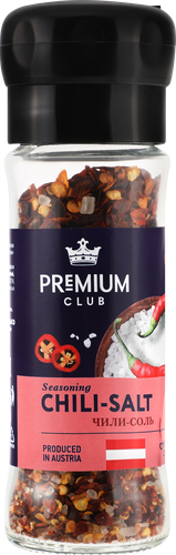 Приправа PREMIUM CLUB Чили–соль, мельница, 63г, фотография