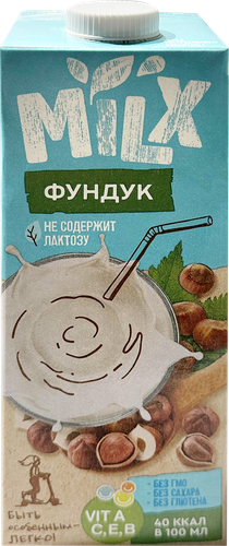 Напиток растительный соевый MILX Фундук 2,5%, 1000мл, вид