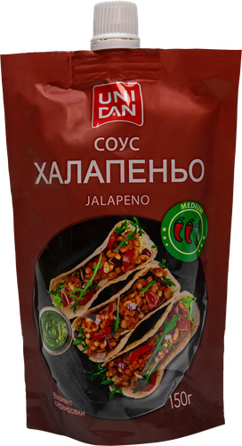 Соус UNI DAN Халапеньо, 150г, вид