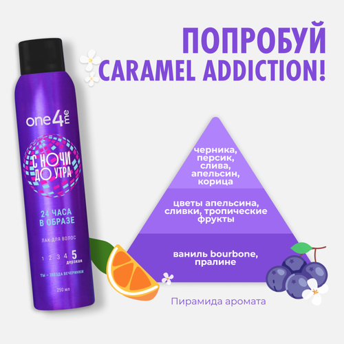 Лак для волос ONE4ME С ночи до утра, 250мл, изображение