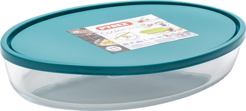 Форма для запекания PYREX Cook&Store XL 35х24х6см, с крышкой, овальная, 3л, картинка