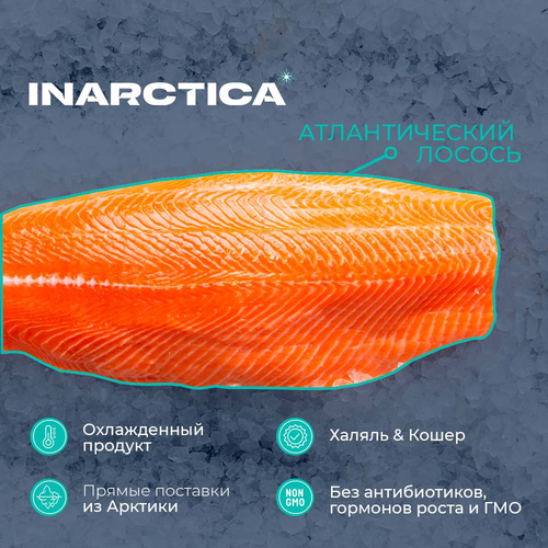Лосось с головой 3–8кг ЛЕНТА FRESH, весовой, картинка