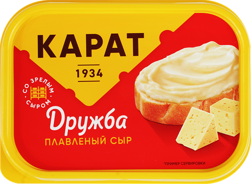 Сыр плавленый КАРАТ Дружба 45%, без змж, 400г, фотография