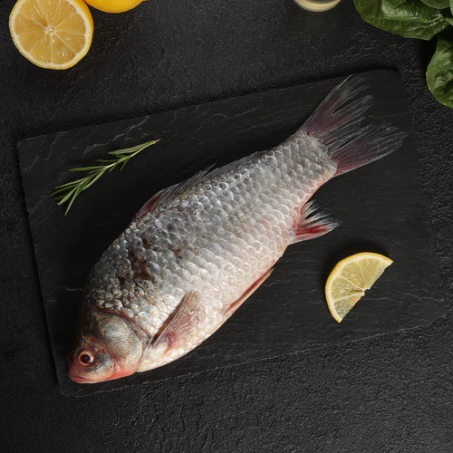 Карась непотрошеный ЛЕНТА FRESH, весовой, крупный план