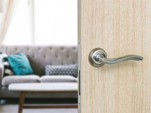 Дверная ручка для межкомнатной двери Palladium Tione никель, вид
