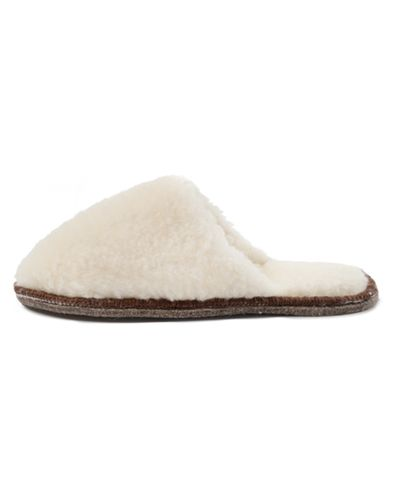 Тапочки шерстяные N&H белые S/M (36-39), фото
