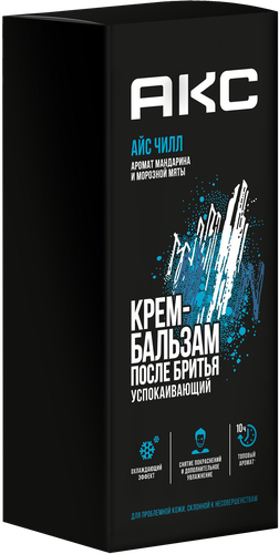 Крем-бальзам после бритья AKC Айс чилл, 140мл, фото