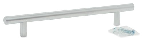 Ручка-рейлинг 160 мм матовый хром KERRON R-3020-160 SC, фотография