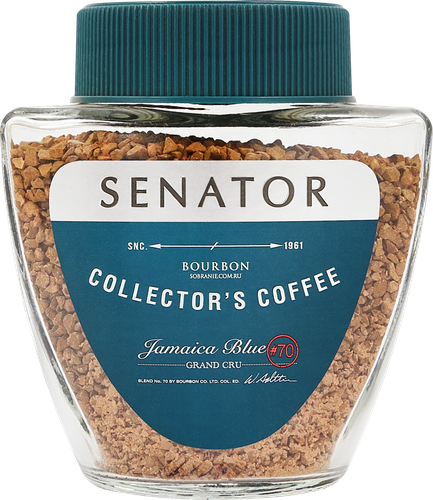 Кофе растворимый SENATOR Jamaica Blue, 90г, фотография