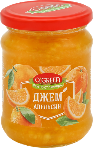 Джем O`GREEN из апельсина, 310г, фото