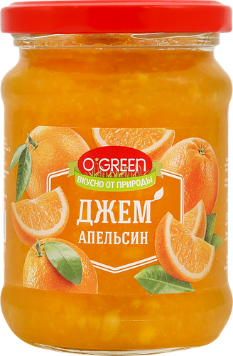 Джем O`GREEN из апельсина, 310г, картинка