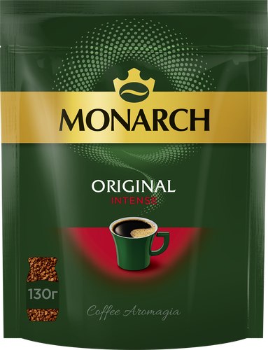 Кофе растворимый MONARCH Original Intense натуральный сублимированный, 130г, фото