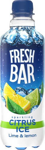 Напиток FRESH BAR Citrus ice сильногазированный, 0.48л, изображение