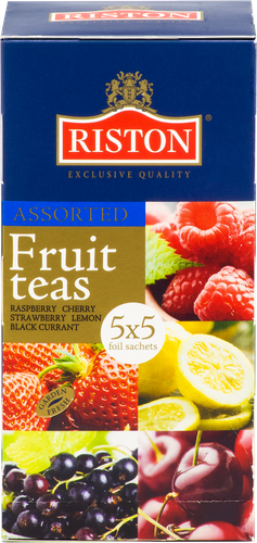 Чай черный RISTON Assorted Fruit Teas Фруктовое ассорти, 25пак, детальное фото