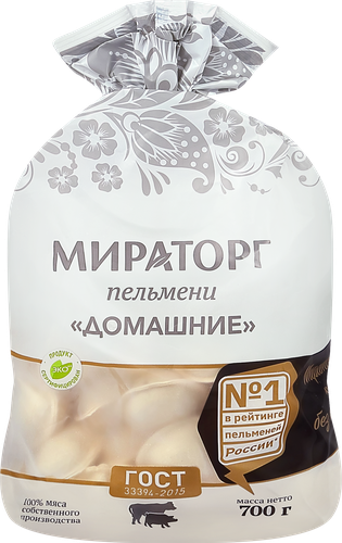 Пельмени МИРАТОРГ Домашние, 700г, детальное фото