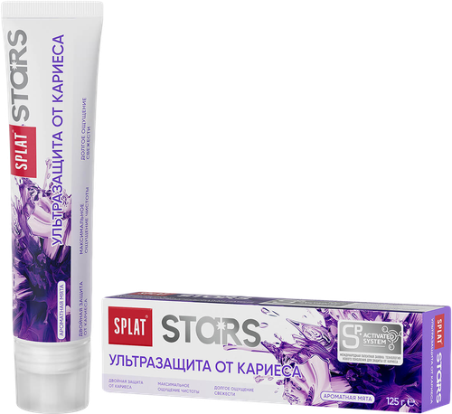 Зубная паста SPLAT Stars Ультразащита от кариеса, 125г, изображение