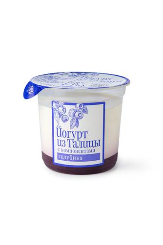 Йогурт ИЗ ТАЛИЦЫ Голубика 8%, без змж, 130г, детальное фото