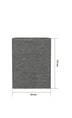 Стакан настольный STONE BLACK полирезин, фотография