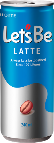 Напиток кофейный LOTTE Let's Be Latte, 0.24л, картинка