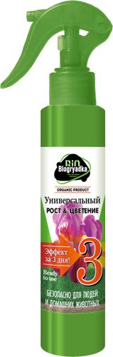 Универсальный спрей для роста и цветения Биогрядка 400 мл 1, крупный план