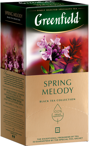 Чай черный GREENFIELD Spring Melody, 25пак, фотография