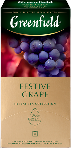 Чай травяной GREENFIELD Festive Grape, 25пак, картинка