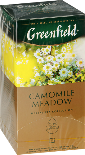 Чай травяной GREENFIELD Camomile Meadow, 25пак, детальное фото