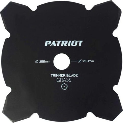 Нож для триммера PATRIOT 255x25,4мм, TBM-4, детальное фото