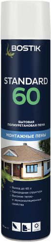 BOSTIK пена бытовая полиуретановая Standard 60, 750 мл., фотография