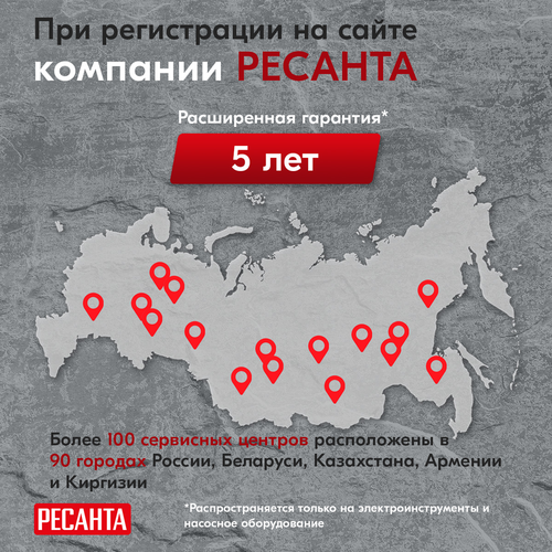 Перфоратор электрический РЕСАНТА П-28-800К, картинка