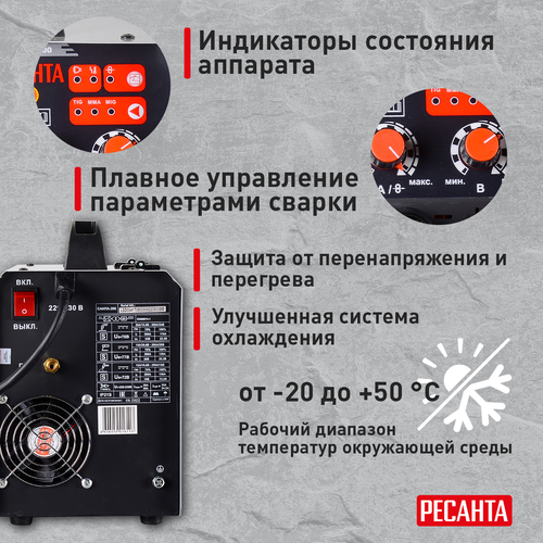 Полуавтомат сварочный РЕСАНТА саипа-200, картинка