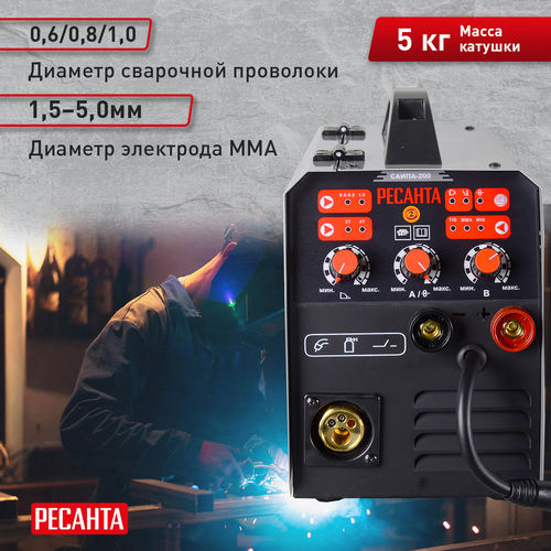 Полуавтомат сварочный РЕСАНТА саипа-200, изображение