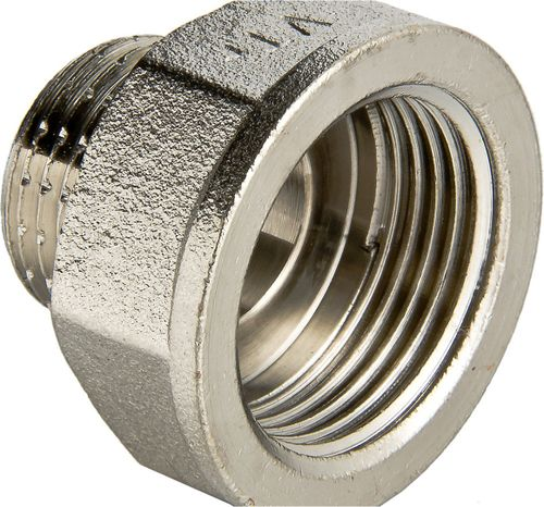 Переходник латунь никелированная VALTEC 1/2" х 3/8", фотография