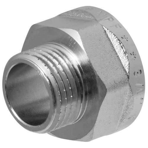 Переходник с ребордой 3/4" х 1/2" в/н MPF, детальное фото