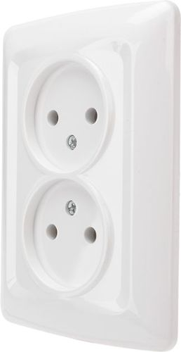 Розетка электрическая Kranz DEA KR-78-0217 белый, изображение