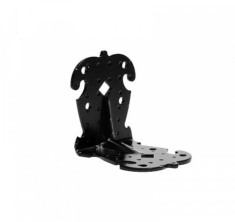 Мебельный уголок монтажный Tech-KREP FRS-95 сталь черный 95x80x95 мм, детальное фото