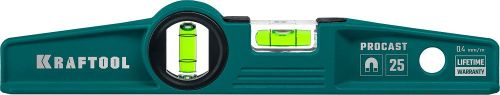Уровень магнитный KRAFTOOL литой 250 мм, вид