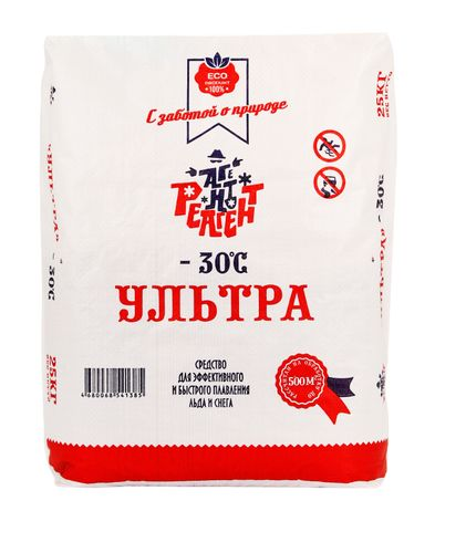 Противогололедный реагент Mr.Defroster Ультра 25 кг, фотография