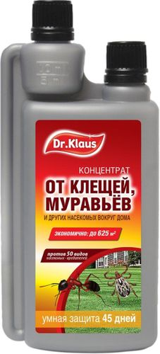 Концентрат от клещей муравьев и других ползающих Dr.Klaus 250 мл, фото