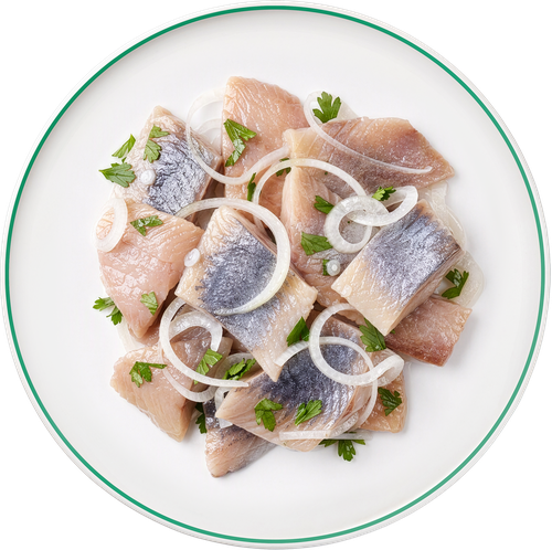 Салат Сельдь с луком ЛЕНТА FRESH, весовой, детальное фото