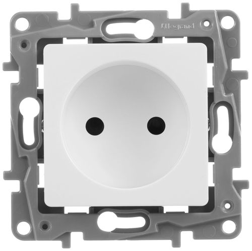 Розетка электрическая Legrand Etika 672234 белый, фотография