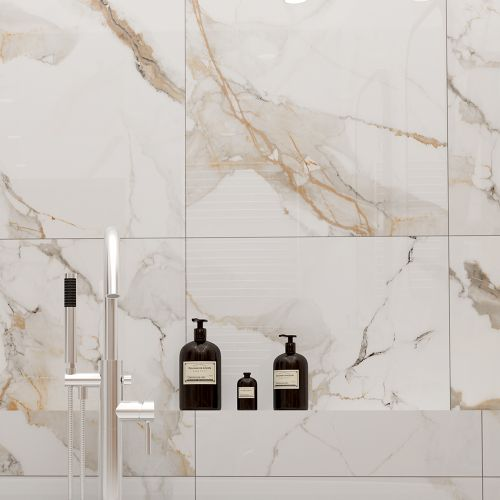 Керамогранит AB Gres Colonial Bianco Glossy 60X60 см 1,44 м², изображение