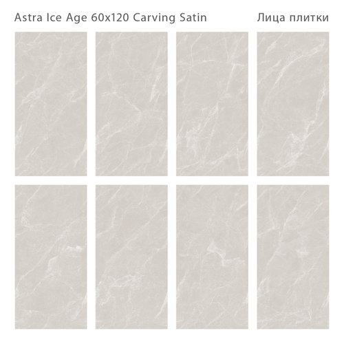 Керамогранит Staro Astra Ice Age Carving Satin 60X120 см 1,44 м², изображение
