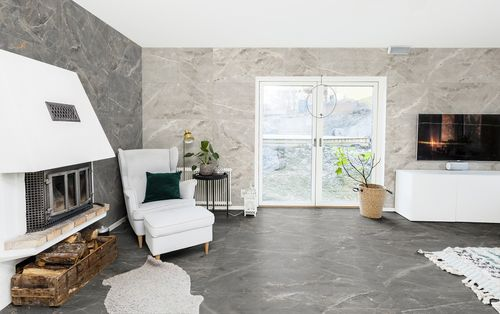 Керамогранит Global Tile Tulip серый 60X120 см 1,44 м², изображение