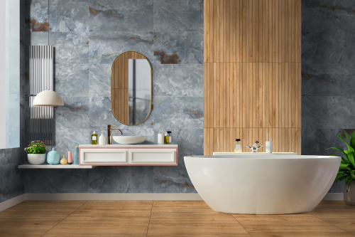 Керамогранит GLOBAL TILE Woodstock бежевый рельеф 40x80 см 1,6 м2, фотография