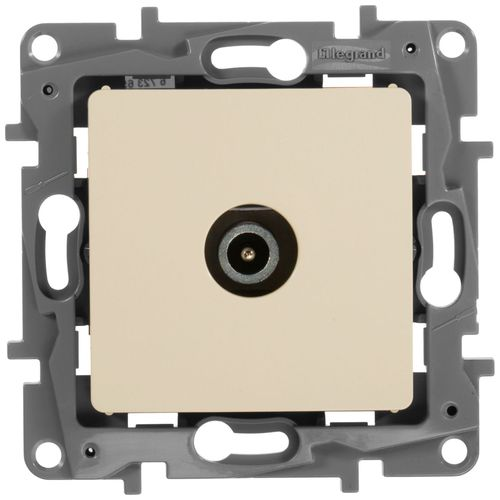Розетка TV Legrand Etika 672365 слоновая кость, детальное фото