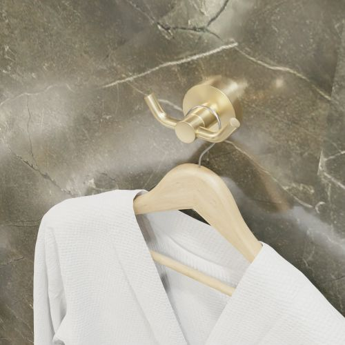 Крючок двойной Comfort Gold золото-сатин, фотография